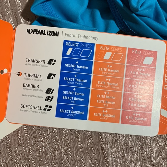 Pearl Isumi Men's Tee Activewear Elite L NWT  Blue Black Stretchy Reflective - Picture 15 of 16